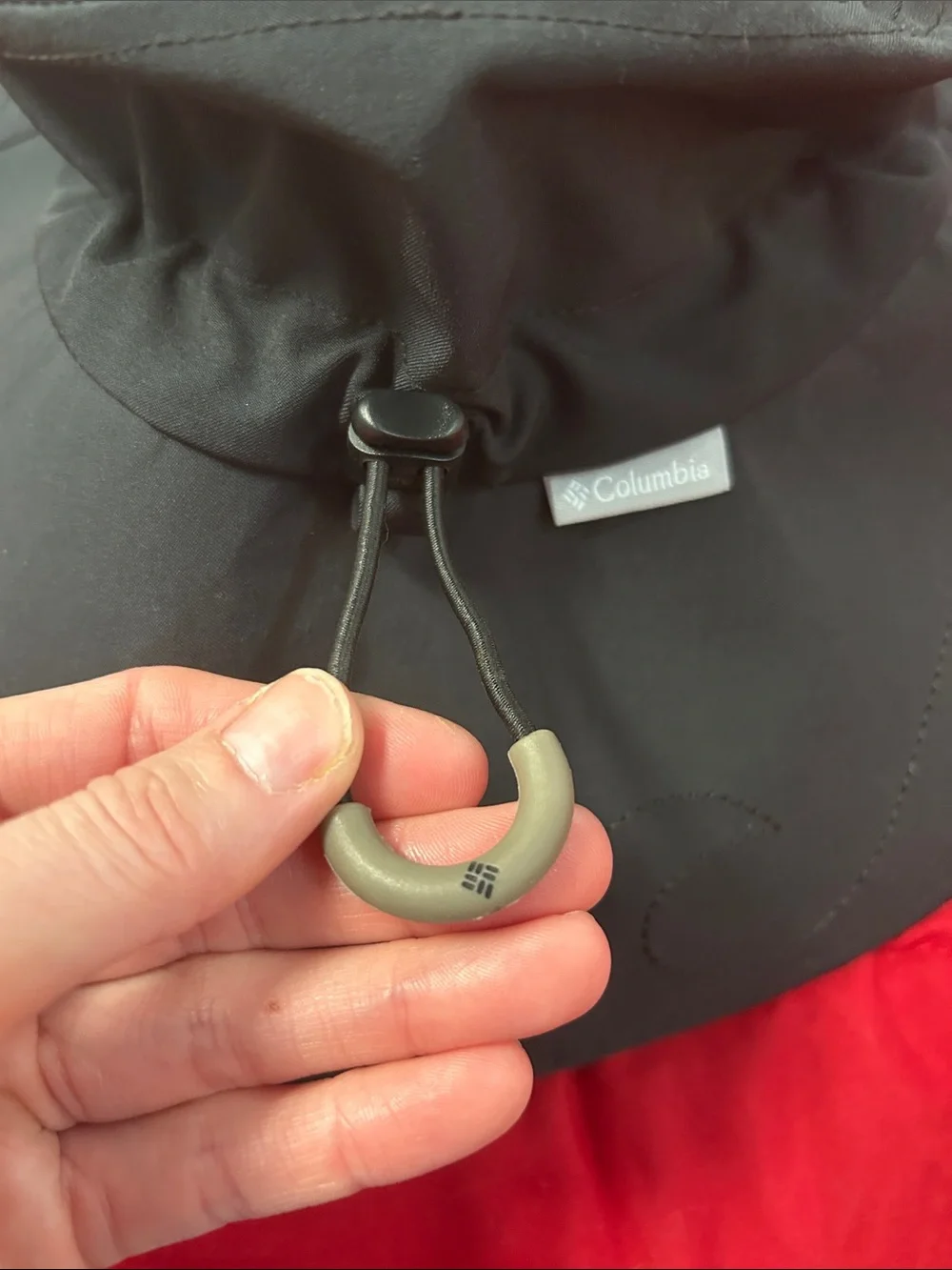 Columbia Womens Black Wide Brim Booney Bucket Hat Omni-Shield Sun Hat